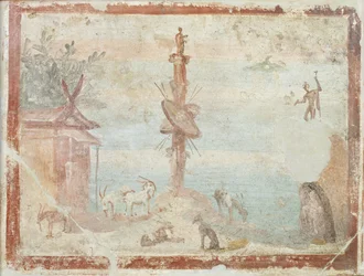 Idyllische Landschaft, Pompeji